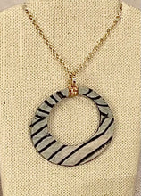 Load image into Gallery viewer, Moana Necklace - Cut Hoop Pendant