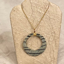 Load image into Gallery viewer, Moana Necklace - Cut Hoop Pendant