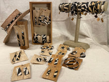 Load image into Gallery viewer, ʻOhe Earrings - Long-3 1/2 x 1/2" - Silver