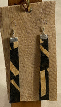 Load image into Gallery viewer, ʻOhe Earrings - Long-3 1/2 x 1/2" - Silver