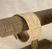 Load image into Gallery viewer, Mālamalama Kapa Cuff-8 1/2 x 1 1/4-gold