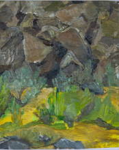 Load image into Gallery viewer, Canyon Wall and Sage Brush