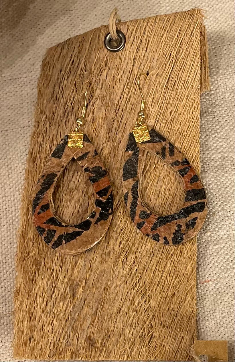Kupuna Cut Loop Earrings-gold-1 3/4 x 1